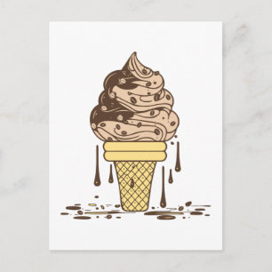 Coffee Ice Cream Briefkaart