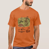 Coffee Illustration T-shirt (Voorkant)