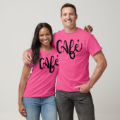COFFEE in het Frans vriend T-shirt (Unisex)