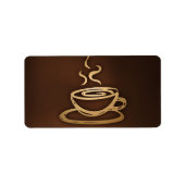 Coffee In My Cup Etiket (Voorkant)