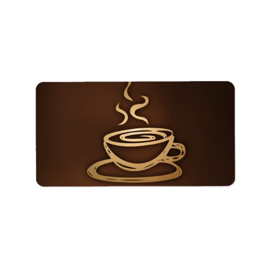 Coffee In My Cup Etiket (Voorkant)