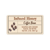Coffee Infused Honey Goldenrod Product Etiket (Voorkant)
