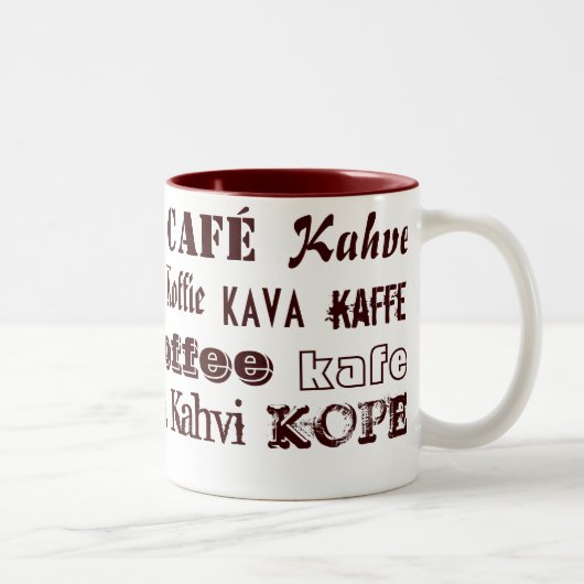 Coffee International Tweekleurige Koffiemok (Rechts)