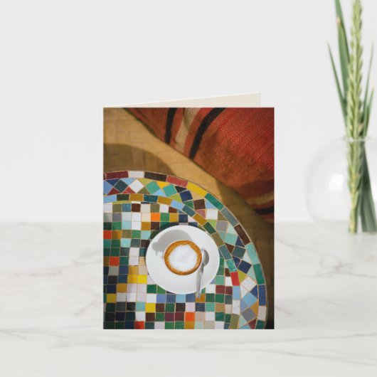 Coffee Invitation Greeting Card Kaart (Voorkant)