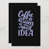 Coffee Is Always A Good Idea (6) Save The Date (Voorkant / Achterkant)