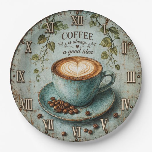 Coffee Is Always a Good Idea Papieren Bordje (Voorkant)