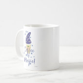 Coffee Is Magic Mocha Wizard Cartoon Slogan Mug Koffiemok (Voorkant links)