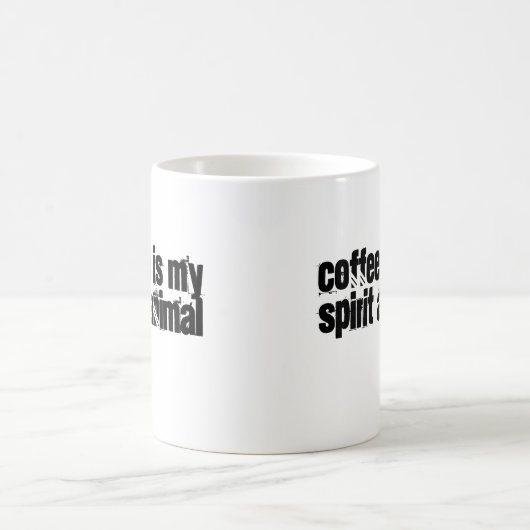 Coffee is mijn gedistilleerde diertje koffiemok (Center)