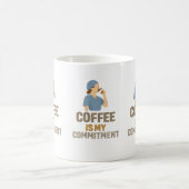 Coffee Is My Commitment – Funny Nurse Coffee Mug Koffiemok (Center)