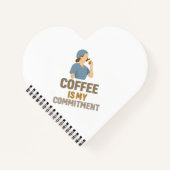 Coffee Is My Commitment Nurse Spiral Notebook  Notitieboek (Voorkant)