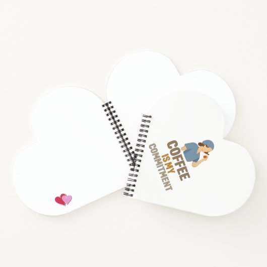 Coffee Is My Commitment Nurse Spiral Notebook  Notitieboek (Binnen)