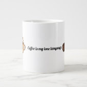 Coffee Is My Love Language Grote Koffiekop (Voorkant)