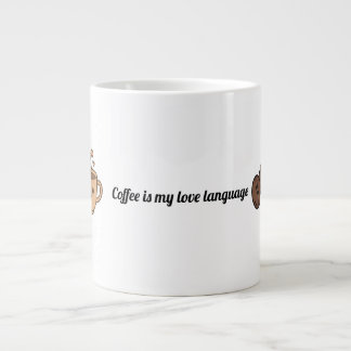 Coffee Is My Love Language Grote Koffiekop