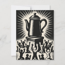 Coffee Is My Religion – Worship Coffee Briefkaart