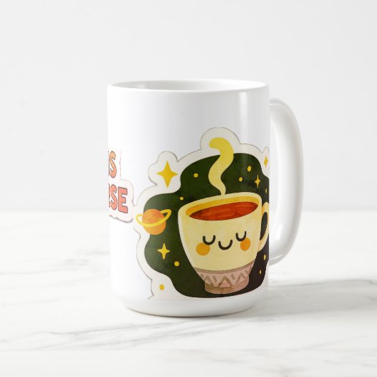 Coffee Is My Universe – Funny Cosmic Coffee Lover  Koffiemok (Voorkant rechts)