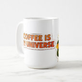 Coffee Is My Universe – Funny Cosmic Coffee Lover  Koffiemok (Voorkant links)