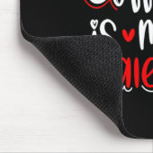 Coffee Is My Valentine Coffee Lover Valentines Day Muismat (Hoek)