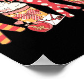 Coffee Is My Valentine Funny Teacher Coffee Lover Poster (Hoek)