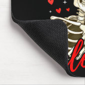 Coffee Is My Valentine Skeleton Funny Coffee Lover Muismat (Hoek)