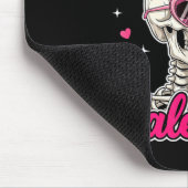 Coffee Is My Valentine Skeleton Valentine Funny Co Muismat (Hoek)