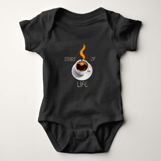 Coffee is Start of Life Romper (Voorkant)