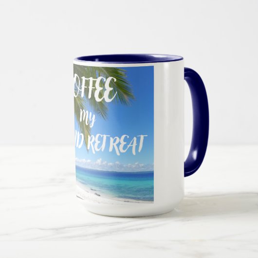 COFFEE | Je Liquid Retreat in een MOK! Mok (Voorkant rechts)