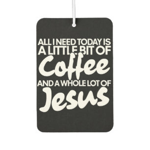 Coffee & Jesus Luchtverfrisser