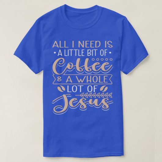 Coffee Jesus T-shirt (Design voorkant)