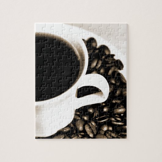 Coffee / Kaffe Legpuzzel (Verticaal)