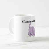 Coffee Kat Morning Mok - Paars (Voorkant links)