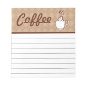 Coffee Kitchen Notitieblok Shopping List Gift (Voorkant)