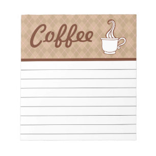 Coffee Kitchen Notitieblok Shopping List Gift