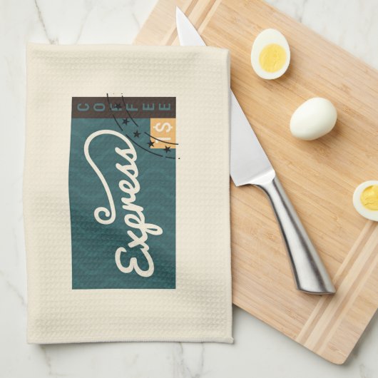 Coffee Kitchen Towel Theedoek (Quarter Fold)