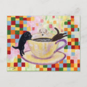 Coffee Labradors Briefkaart (Voorkant)