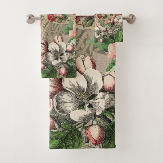 Coffee Lady Victoriaans Vrouw Roze Classy Bad Handdoek (Insitu)