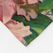 Coffee Lady Victoriaans Vrouw Roze Classy Fleece Deken (Hoek)