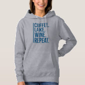 Coffee Lake Wine Herhaalt T-Shirt (Voorkant)