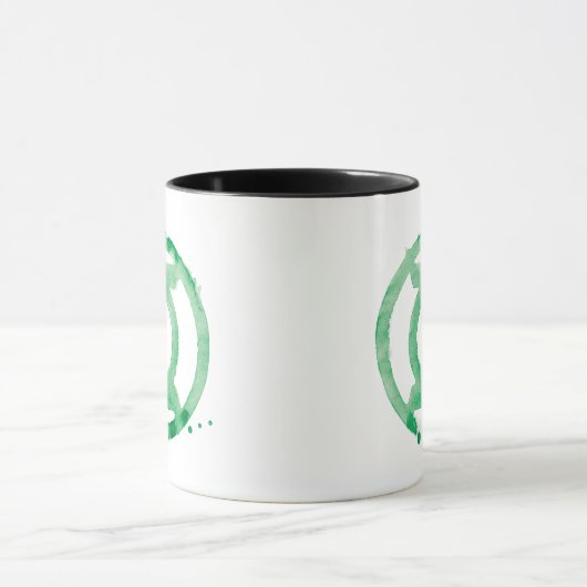 Coffee Lantern-symbool - groen Mok (Midden)