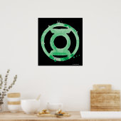 Coffee Lantern-symbool - groen Poster (Keuken)