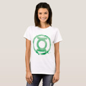 Coffee Lantern-symbool - groen T-shirt (Voorkant volledig)