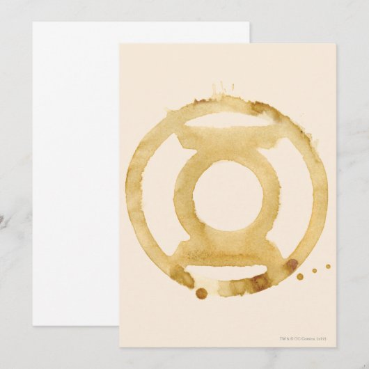 Coffee Lantern-symbool Kaart (Voorkant / Achterkant)