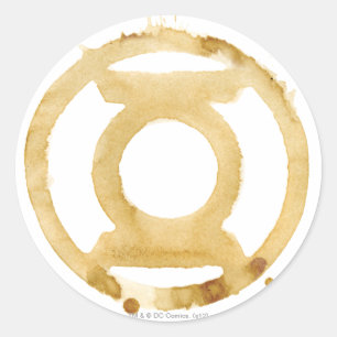 Coffee Lantern-symbool Ronde Sticker