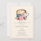 Coffee Latte Art Vrijgezellenfeest Kaart (Voorkant)