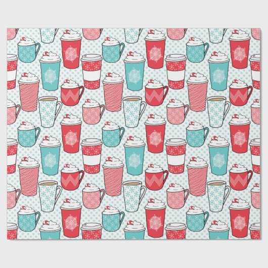 Coffee Latte Cadeaupapier (Vlak)