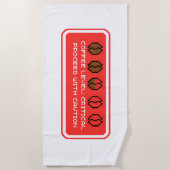 Coffee Level Critical Strandlaken (Voorkant)