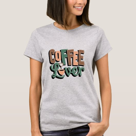 Coffee Life Line" Funny Coffee Lover T-Shirt for (Voorkant)