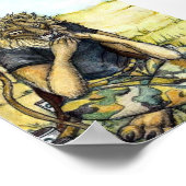 Coffee Lion-poster Poster (Hoek)