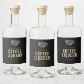 Coffee Liqueur Likeurfles Etiket (Flessen)