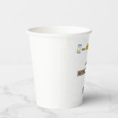 Coffee Loading Paper Cup – Funny Design Papieren Bekers (Rechts)