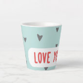 Coffee, Love, and You – The Perfect Trio for Valen Latte Mok (Voorkant)